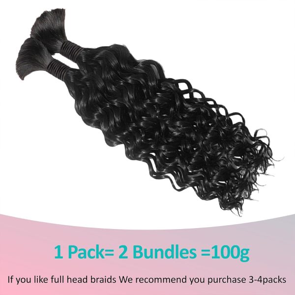 Boho Hair for Braiding 24 Inch Human Braiding Hair for Boho Braids Human - Image 4