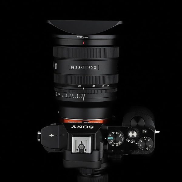 Haoge LH-E245 Metal Square Lens Hood for Sony FE 24-50mm F2.8 G Lens - Image 6