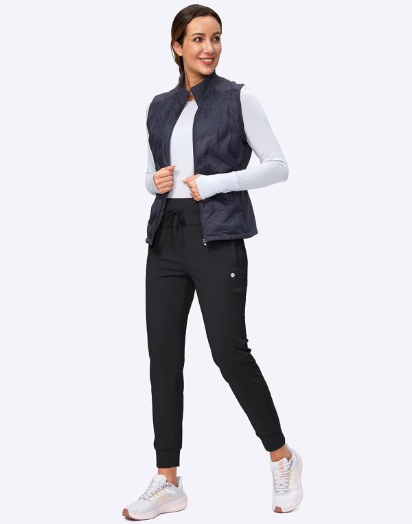G Gradual Women's Fleece Lined Joggers High Waisted Water Resistant Thermal - Image 6