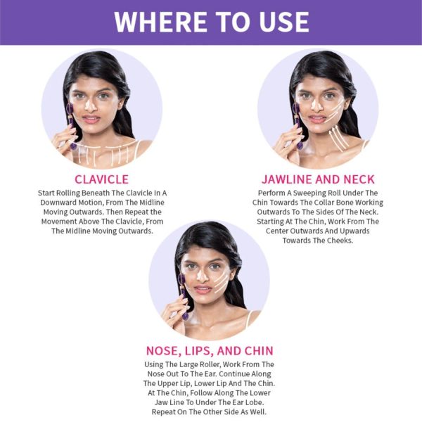 Nykaa Naturals Amethyst Face Roller - Diminishes Fine Lines and Wrinkles - - Image 9