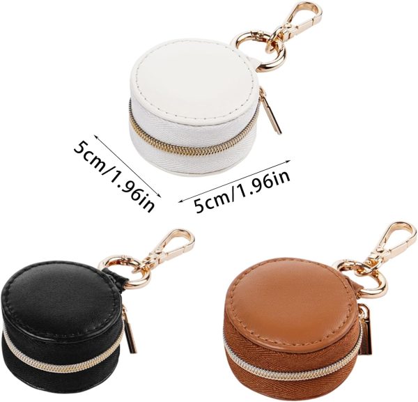 Versatile Jewelry Holder with Keychain Clip Travel Jewelry Case Portable - Image 4