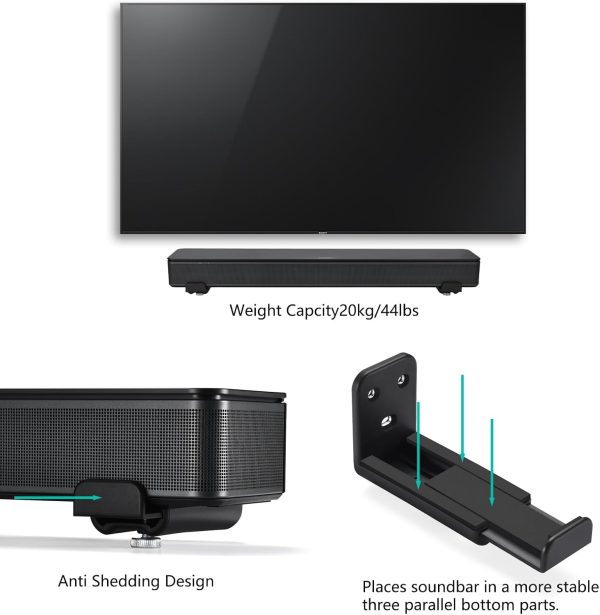 Universal Adjustable Wall Mount Bracket for Soundbars - Perfect Solution - Image 2