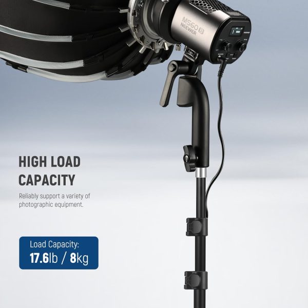 NEEWER 71"/180cm Portable Light Stand, Adjustable Metal Camera Tripod - Image 5