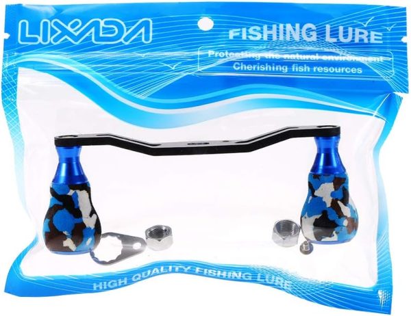 Lixada Carbon Fiber Fishing Reel Handle Baitcasting Trolling Reel Rocker - Image 9