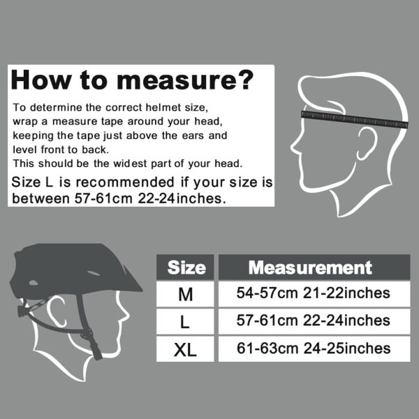 Adult Bike Helmet Bicycle Helmets for Men Women Cycling with Detachable - Image 7