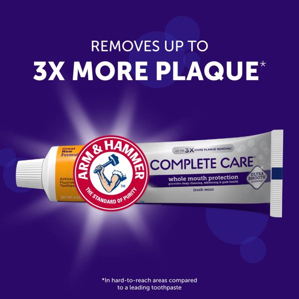 Arm & Hammer Complete Care Toothpaste, Fresh Mint Flavor, Whole Mouth - Image 3