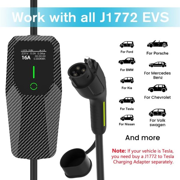 Level 1-2 Electric Vehicle Charging Cable 3.6KW 16A EV Portable Charger - Image 7