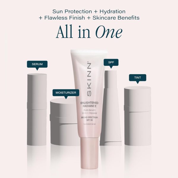 SKINN Enlightened Radiance 10-in-1 Tinted Sunscreen Broad Spectrum with SPF - Image 3