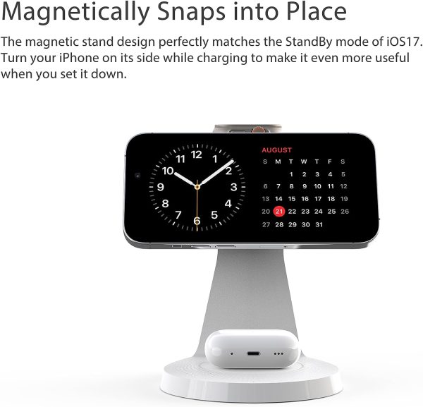 3 in 1 Charging Station for Apple Devices,Mag-Safe Charger Stand Fast - Image 3