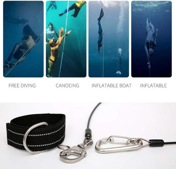 Luwint Freediving Rope Freediving Lanyard Leash for Freediving Lanyard - Image 3
