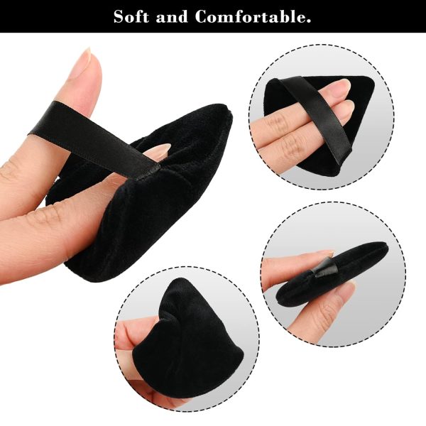 8Pcs of Triangular Powder Puff Makeup Sponges, Made of Super-soft Velvet, - Image 4