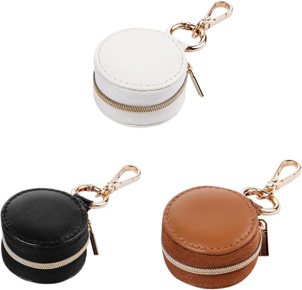 Versatile Jewelry Holder with Keychain Clip Travel Jewelry Case Portable - Image 3