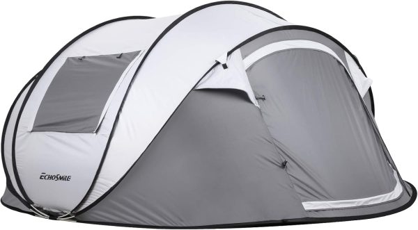 EchoSmile Camping Instant Tent, 2/4/6/8/10 Person Pop Up Tent, Water - Image 9