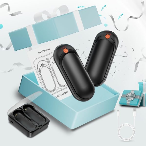 AI Hand Warmers Rechargeable 2 Pack with Charging Case, 14000mAh Electric - Image 7
