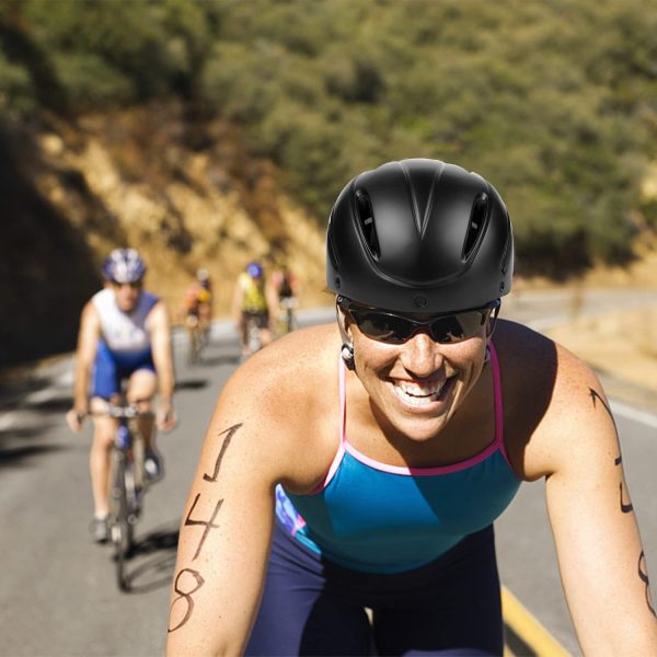 Bike Helmet for Adults Bicycle Helmet with Detachable Magnetic Googles & - Image 7