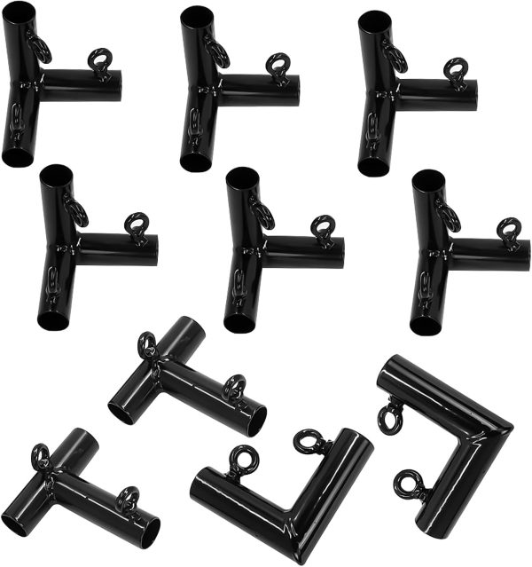 Aoneky 1 inch Golf Frame Corner Kit for 10x10x10ft Practice Golf Cage Net - Image 2