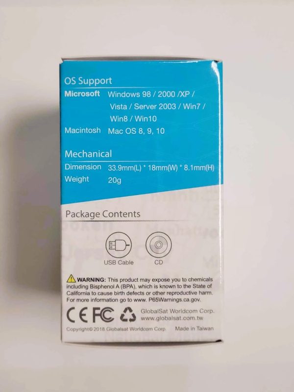 GlobalSat ND-105C Micro USB GPS Receiver - Image 2