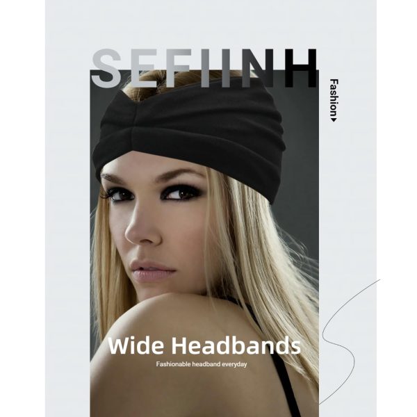 Wide Headbands For Women Fashion knot Headband Boho Head Bands Women’s Hair - Image 6
