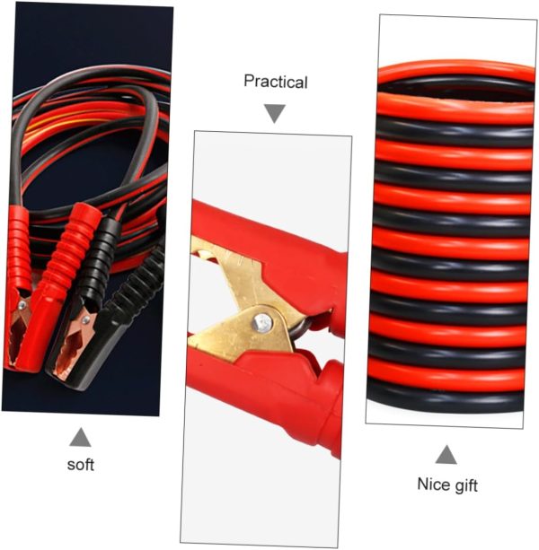 ULTECHNOVO Car Battery with Jumper Jumping Cables for Cars Car Jump Starter - Image 5