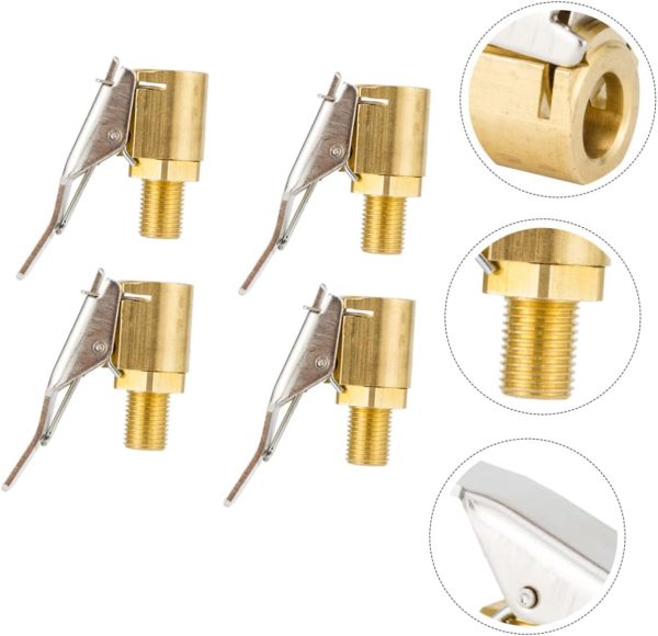 12 Pcs Car Inflatable Chuck Mini Bike Pump Air Compressor Clip Air Chuck - Image 6