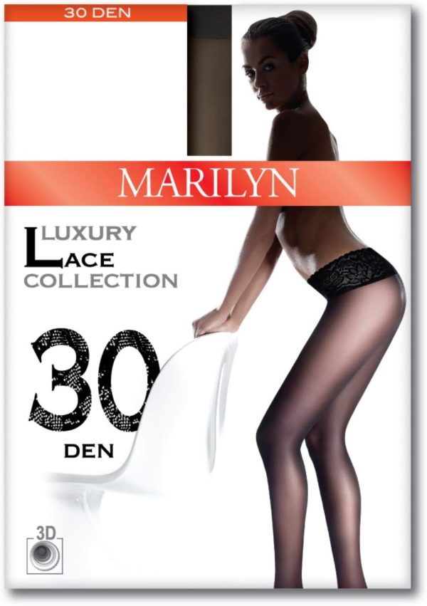 MARILYN LUXURY LACE TIGHTS 30 DEN - Image 3