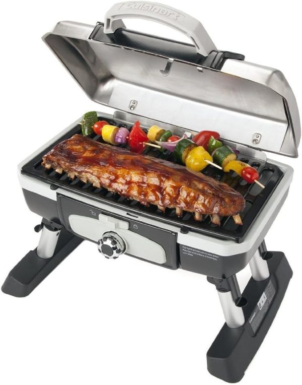 Cuisinart CGG-180TS Petit Gourmet Portable Tabletop Gas Grill, Stainless - Image 6