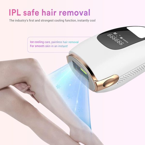 IPL Hair Removal for Women and Men, Ice-Cooling, Ice Painless Laser Hair - Image 4