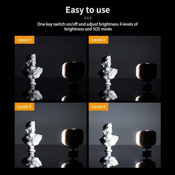 Vlogging Light PICTRON VL28 LED Light for iPhone Mini LED Camera Light - Image 4