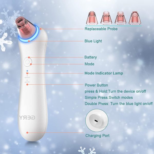 Blackhead Remover Pore Vacuum Extractor-2025 Upgrade GERY Blackhead Cleaner - Image 7