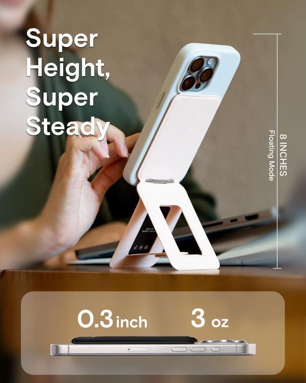 MOFT Phone Stand, Magnetic Phone Tripod Stand Stain-Resistant MOVAS Leather - Image 2