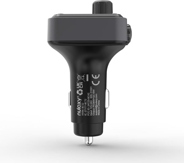 Nulaxy 54W Bluetooth 5.3 Car Adapter with 4 Charging Ports [PD 36W & QC3.0 - Image 9