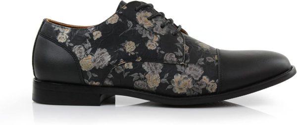 Ferro Aldo Charles MFA19569L Mens Classic Captoe Lace Up Oxford Casual - Image 2