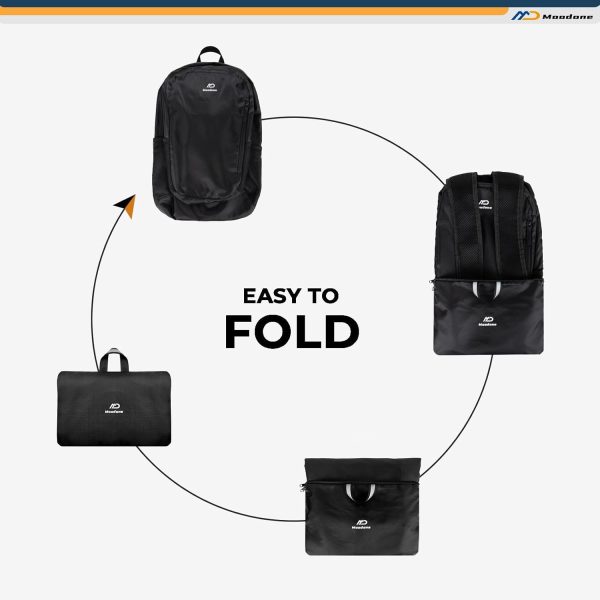 Hiking Daypack 30L Waterproof and Wear-resistant Packable Foldable Backpack - Image 5