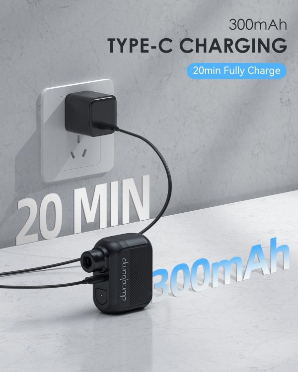 Bike Pump, Mini Electric Bike Pump, 100 PSI Bicycle Tire Pump with Presta - Image 7