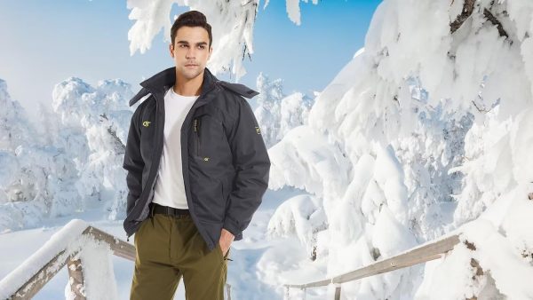 QPNGRP Mens Waterproof Ski Snowboard Jacket Winter Windproof Snow Coat - Image 3