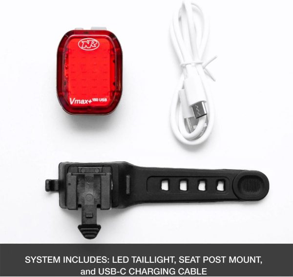 NiteRider Vmax+ 150 Lumens USB Rechargeable Bike Tail Light Powerful - Image 5