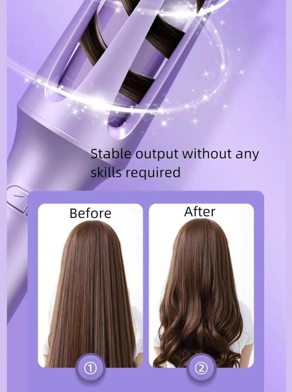 Automatic Hair Curler, Hair Curling Iron,Auto Self Spiral Spinning Curlers - Image 6