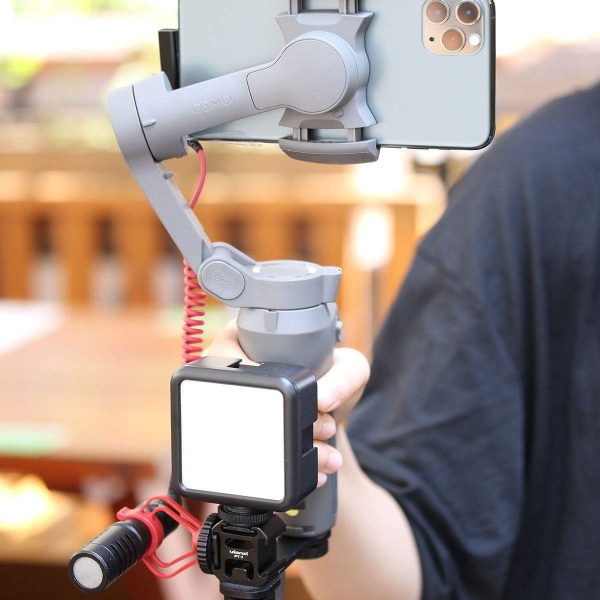 ULANZI PT-3 Triple Cold Shoe Mounts Plate Microphone Led Video Light - Image 4