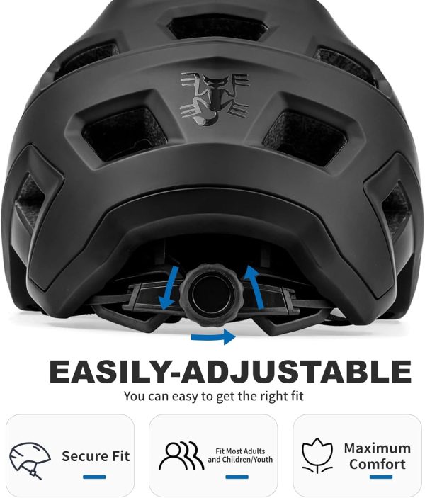 BATFOX Bike Helmet,Mountain Bike Helmet Helmets for Men Women Adults Youth - Image 3