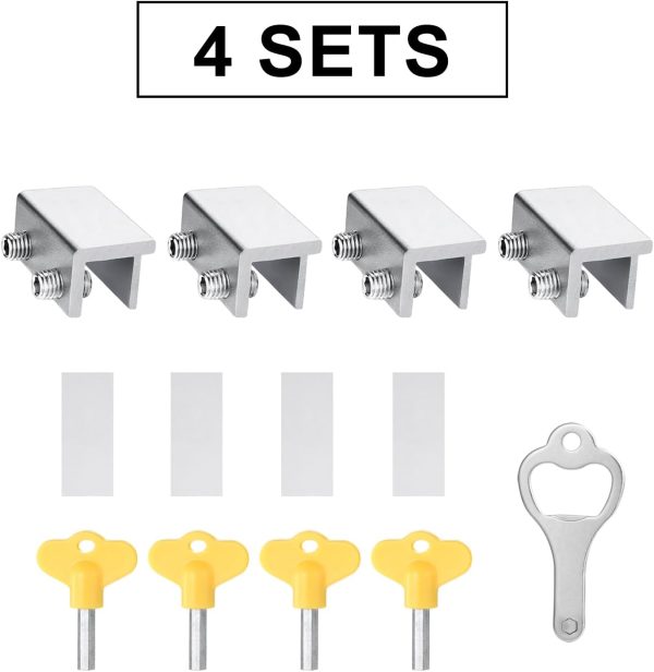 Window Locks (4 Sets), Window Locks for Up and Down Windows, Sliding Window - Image 7