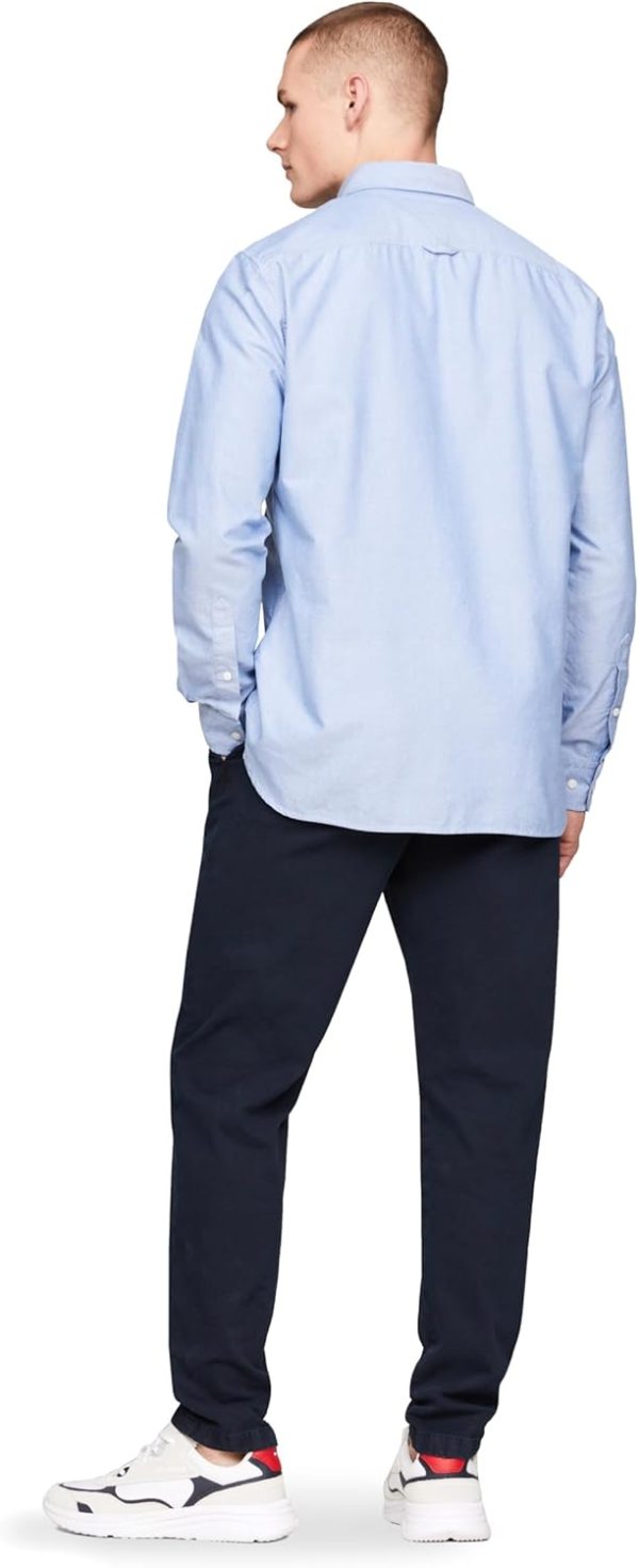 Tommy Hilfiger Long Sleeve Oxford Regular Fit, Men's Button Down Shirts, - Image 3