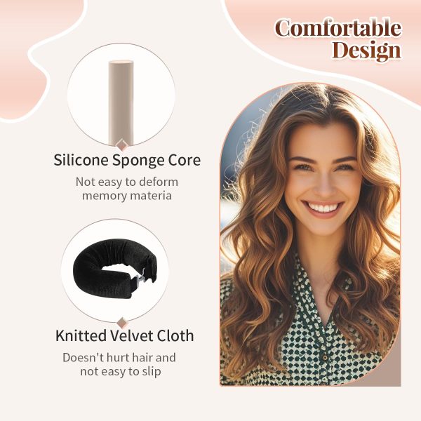 Heatless Curls Overnight Rods Heatless Hair Curler Hair Curlers To Sleep In - Image 5