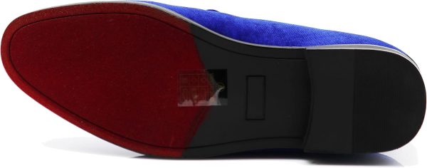 SP34 Men's Vintage Fashion Chain Buckle Dress Loafers Slip On Shoes Tuxedo - Image 7