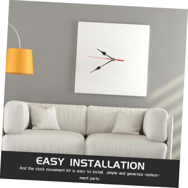 2 Sets Movement Set Outdoor Clocks Clock Mechanism Replacement Powered Rods - Image 5