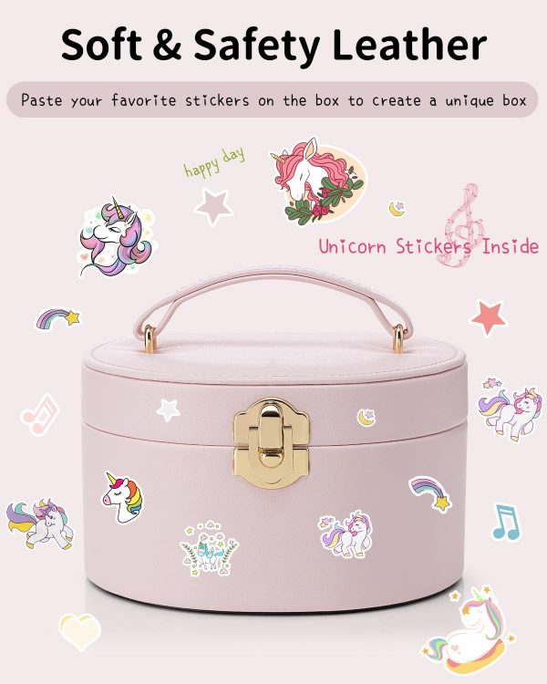 Vlando Musical Jewelry Box for Girls, Small Kid Music Box with Ballerina - Image 3