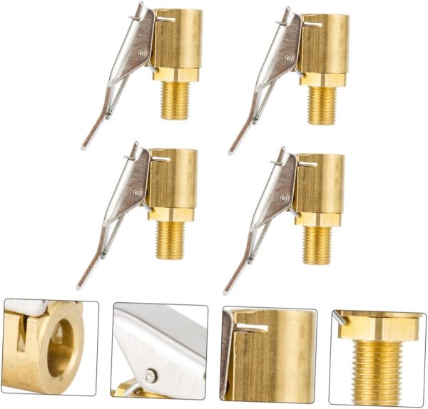 12 Pcs Car Inflatable Chuck Mini Bike Pump Air Compressor Clip Air Chuck - Image 9
