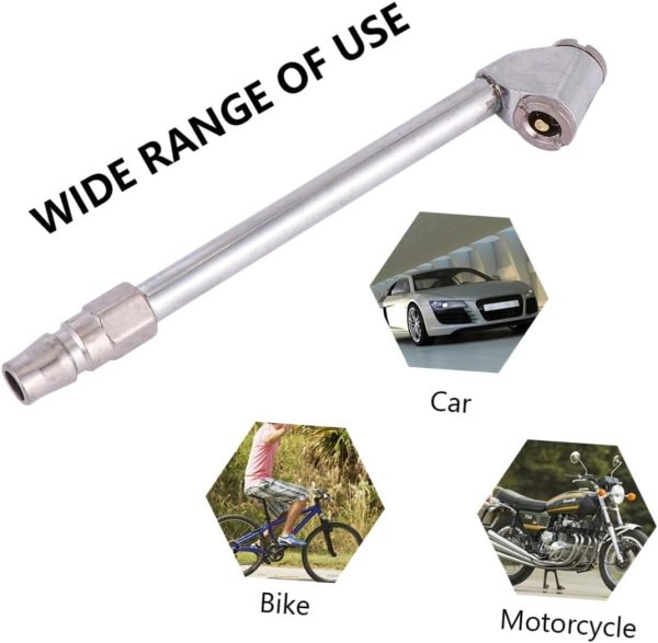 3 Pcs Adapter Metal Jump Starter with Car Tire Skin Silver Tire Adapter - Image 6