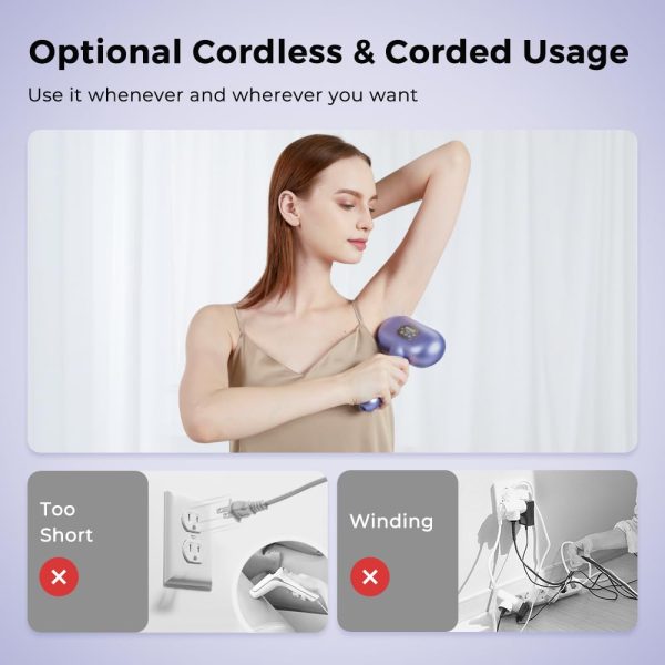 Laser Hair Removal Device Cordless, Painless & Permanent, 3 Weeks Faster - Image 2
