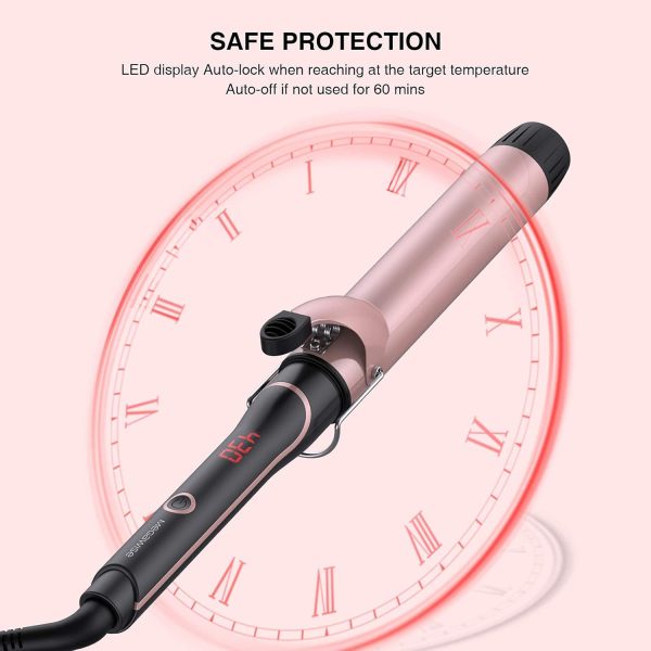 Unlock Your Hair's Potential with MegaWise Pro Curling Iron: 1 1/4 inch - Image 6