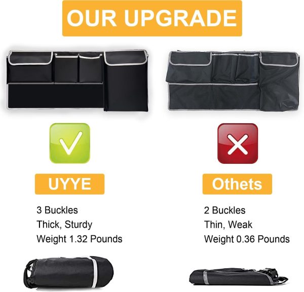 UYYE Trunk Hanging Organizer, Backseat Bag, Car Interior Accessories with 4 - Image 6